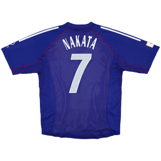2002-04 Japan vs. Russia Player Issue Home Shirt Nakata #7 - 8/10 - (L)