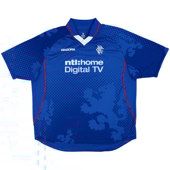 2002-03 Rangers Home Shirt - 8/10 - (XXL)
