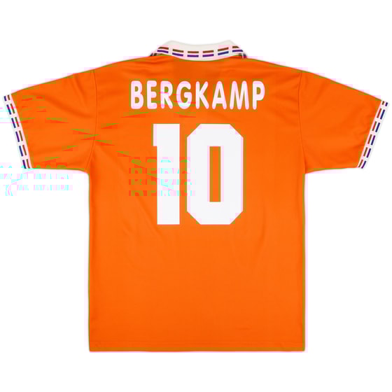 1996 Netherlands Home Shirt Bergkamp #10 - 9/10 - (XXL)