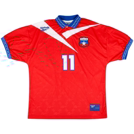 1997-99 Chile Home Shirt #11 (Salas) - 10/10 - (L)