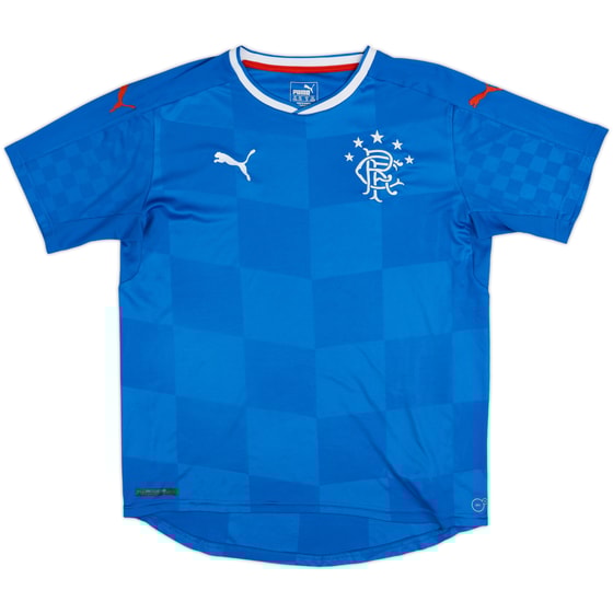 2016-18 Rangers Home Shirt - 8/10 - (XL.Boys)