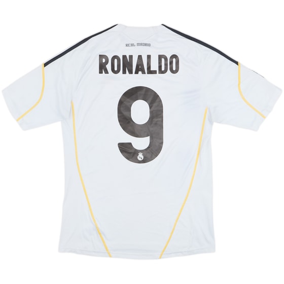 2009-10 Real Madrid Home Shirt Ronaldo #9 - 7/10 - (M)