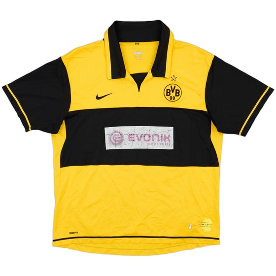 2007-08 Borussia Dortmund Home Shirt - 4/10 - (XL)