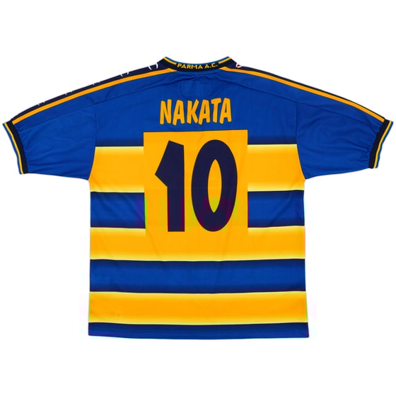 2001-02 Parma Home Shirt Nakata #10 - 7/10 - (M)