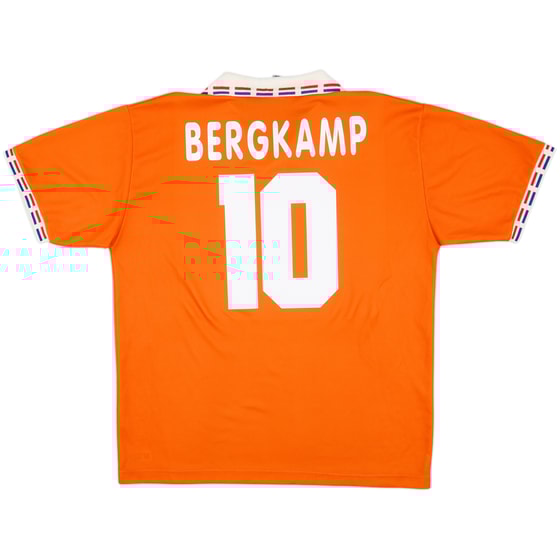 1996 Netherlands Home Shirt Bergkamp #10 - 6/10 - (XXL)