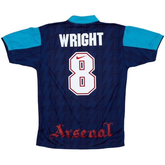 1994-95 Arsenal Away Shirt Wright #8 - 8/10 - (M)