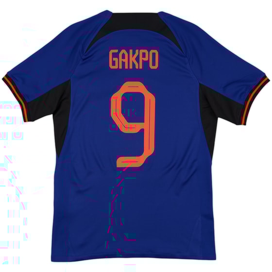 2022-24 Netherlands Away Shirt Gakpo #9 - 10/10 - (S)