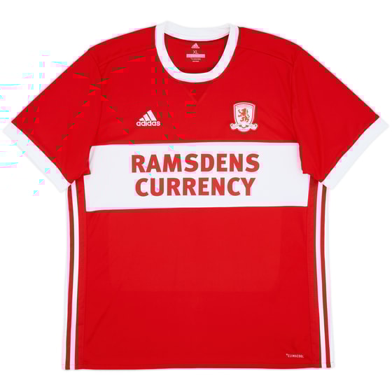 2017-18 Middlesbrough Home Shirt - 9/10 - (XL)