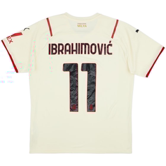 2021-22 AC Milan Away Shirt Ibrahimovic #11 - 8/10 - (L)