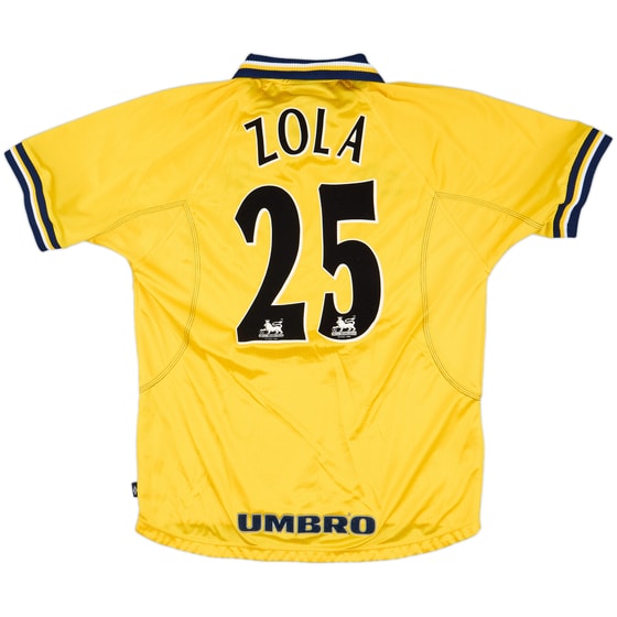 1998-00 Chelsea Third Shirt Zola #25 - 8/10 - (L)