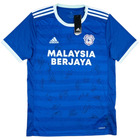 2020-21 Cardiff Squad Signed Home Shirt (M)