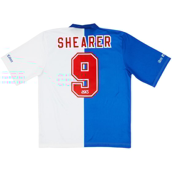 1994-95 Blackburn Rovers Home Shirt Shearer #9 - 8/10 - (L)