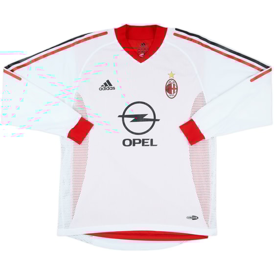 2002-03 AC Milan Match Issue Away L/S Shirt #16