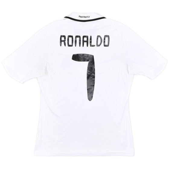 2008-09 Real Madrid Home Shirt Ronaldo #7 - 6/10 - (S)