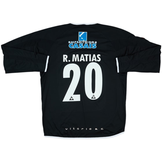 2003-04 Vitoria Guimaraes SC Match Issue Away L/S Shirt R.Matias #20