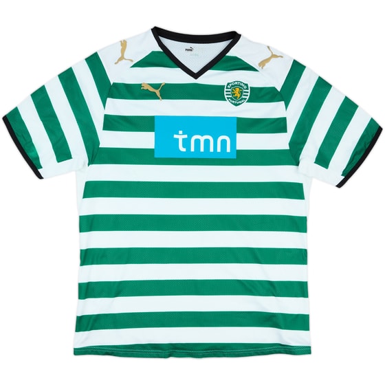 2008-09 Sporting Lisbon Home Shirt - 8/10 - (L)