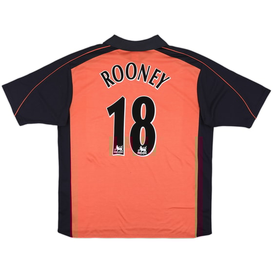 2001-02 Everton Third Shirt Rooney #18 - 8/10 - (XL)