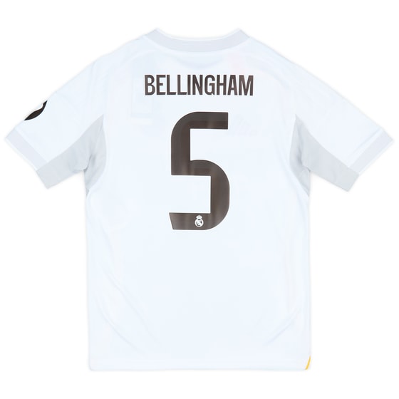 2025-26 Real Madrid Home Shirt Bellingham #5 (KIDS)