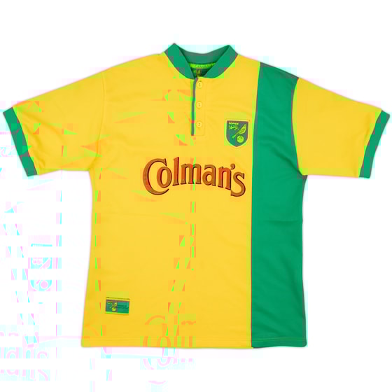 1999-01 Norwich Home Shirt - 8/10 - (L)