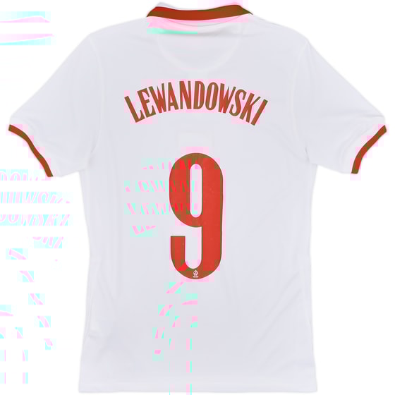 2020-21 Poland Home Shirt Lewandowski #9 - 7/10 - (S)