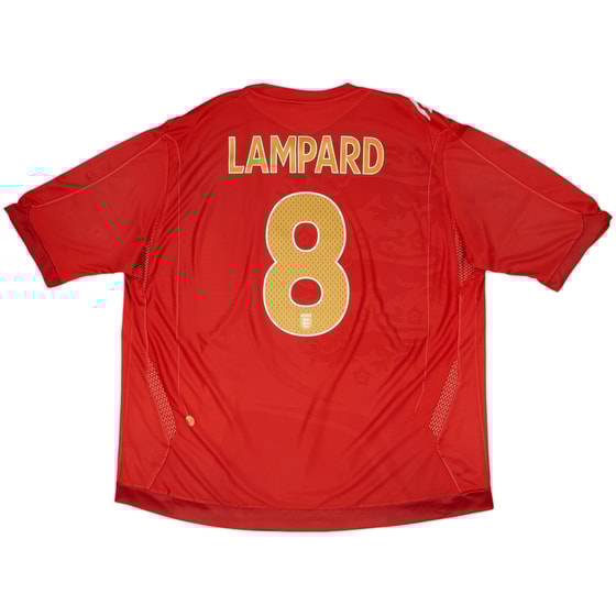 2006-08 England Away Shirt Lampard #8 - 6/10 - (3XL)