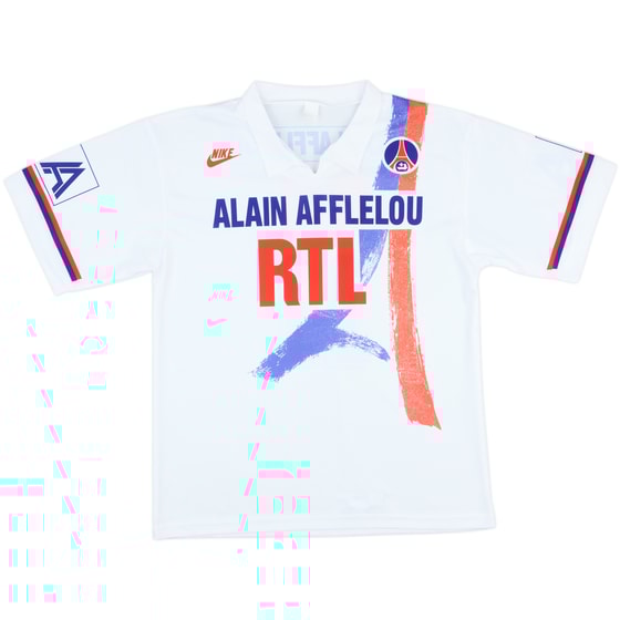 1990-91 Paris Saint-Germain Home Shirt #11 - 9/10 - (M)