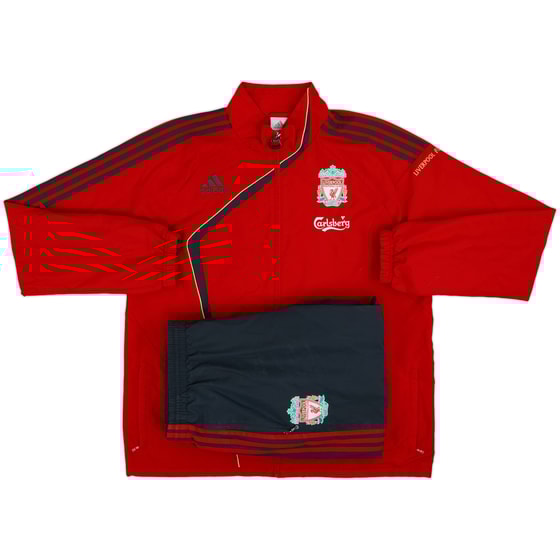 2009-10 Liverpool adidas Tracksuit - 8/10 - (XL)