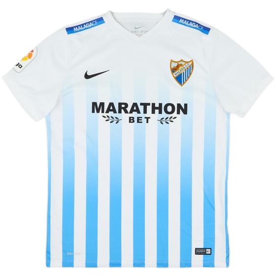 2016-17 Malaga Home Shirt - 8/10 - (L)
