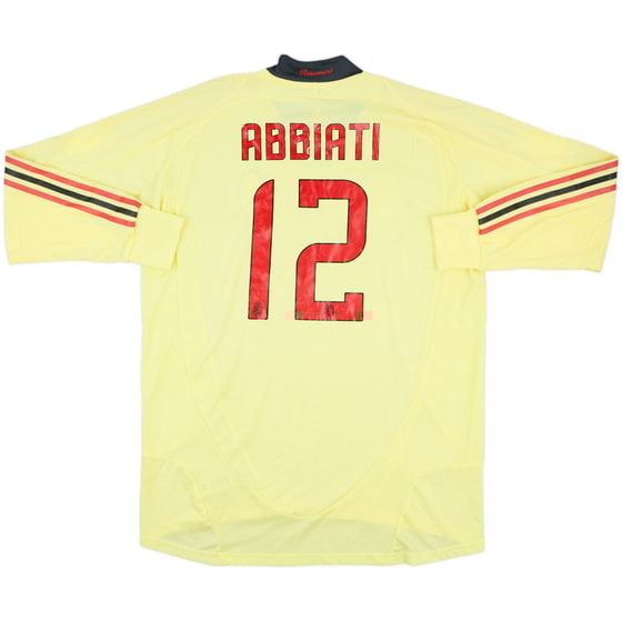 2008-09 AC Milan Match Issue GK Shirt Abbiati #12
