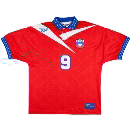 1997-99 Chile Home Shirt #9 (Zamorano) - 7/10 - (L)