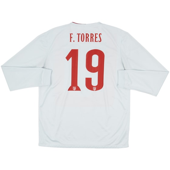 2014-15 Atletico Madrid Away L/S Shirt F.Torres #19 - 7/10 - (L)