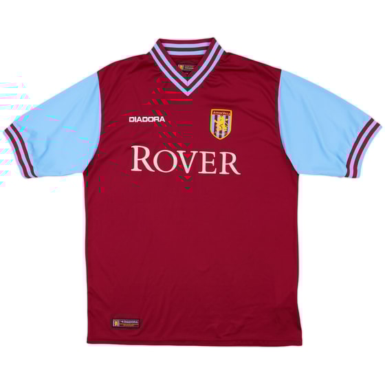 2002-03 Aston Villa Home Shirt Hadji #20 - 8/10 - (M)