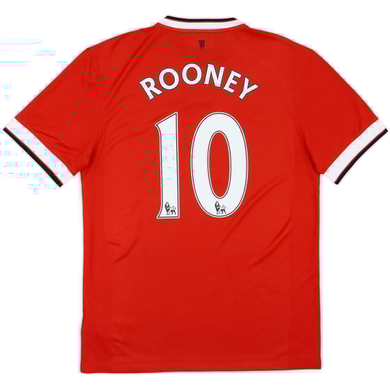 2014-15 Manchester United Home Shirt Rooney #10 - 7/10 - (M)