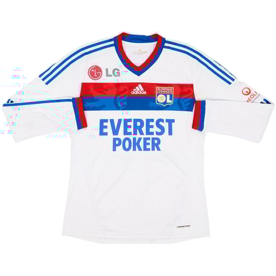 2011-12 Lyon Authentic Home L/S Shirt - 5/10 - (L)