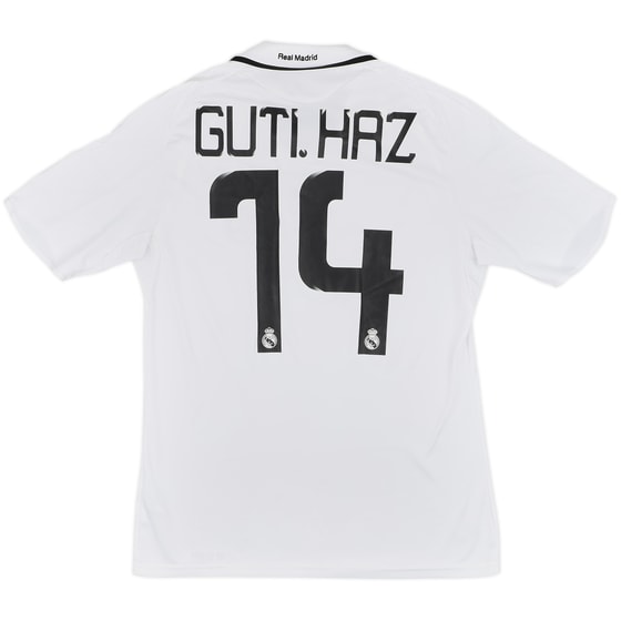 2008-09 Real Madrid Home Shirt Guti.Haz #14 - 7/10 - (M)
