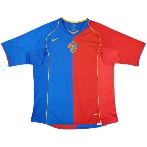 2004-05 FC Basel Home Shirt - 5/10 - (XL)
