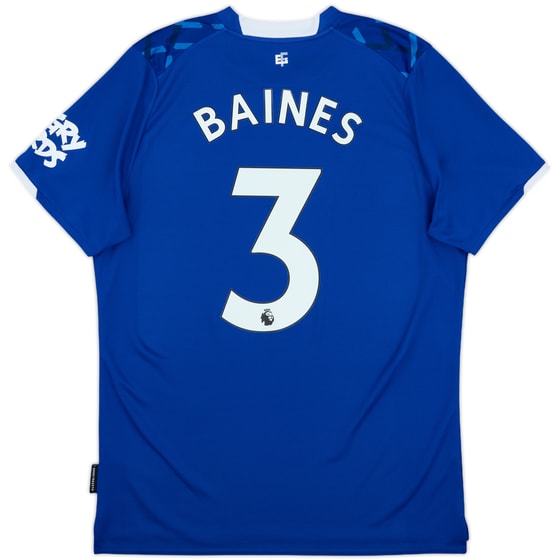 2019-20 Everton Home Shirt Baines #3 - 10/10 - (L)