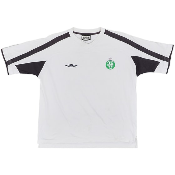 2002-03 Saint Etienne Umbro Cotton Tee - 7/10 - (L)