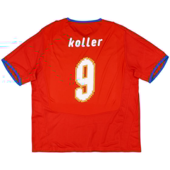 2008-09 Czech Republic Player Issue Home Shirt Koller #9 - 8/10 - (XL)
