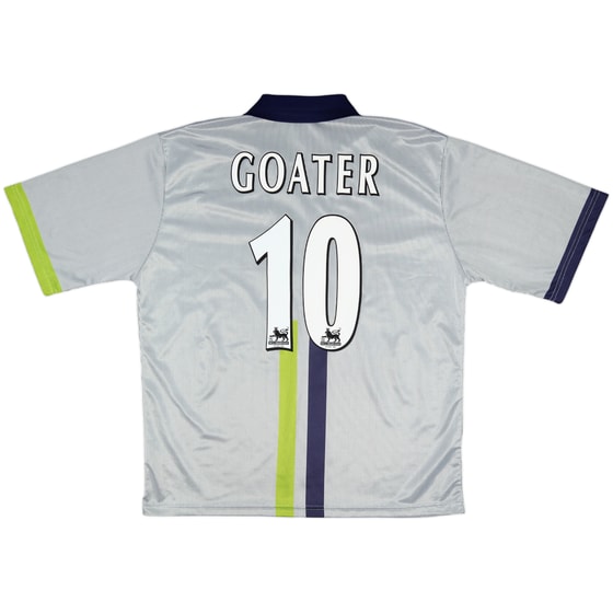 2000-02 Manchester City Away Shirt Goater #10 - 9/10 - (L)
