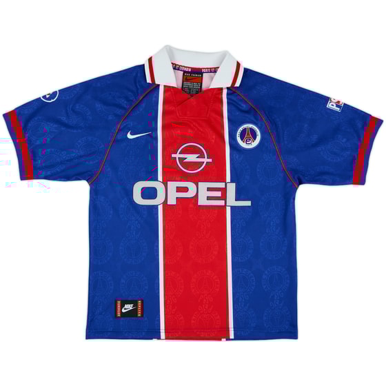 1996-97 Paris Saint-Germain Home Shirt - 8/10 - (M)