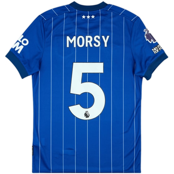 2024-25 Ipswich Match Issue Home Shirt Morsy #5