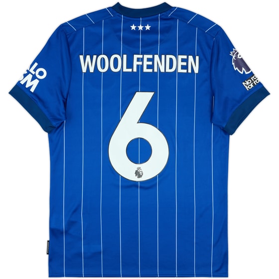 2024-25 Ipswich Match Issue Home Shirt Woolfenden #6