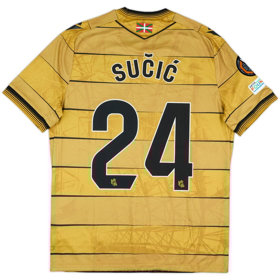 2024-25 Real Sociedad Match Issue Away Shirt Sučić #24