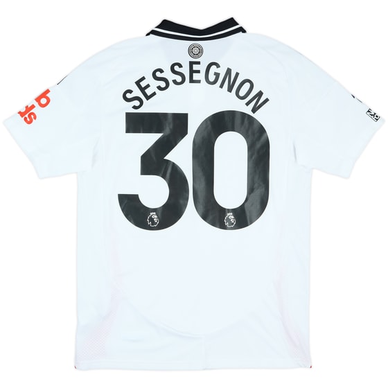 2024-25 Fulham Match Issue Home Shirt Sessegnon #30
