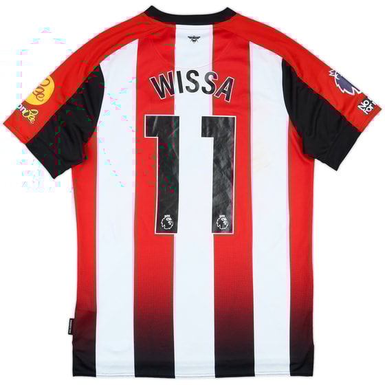 2024-25 Brentford Match Worn Home Shirt Wissa #11
