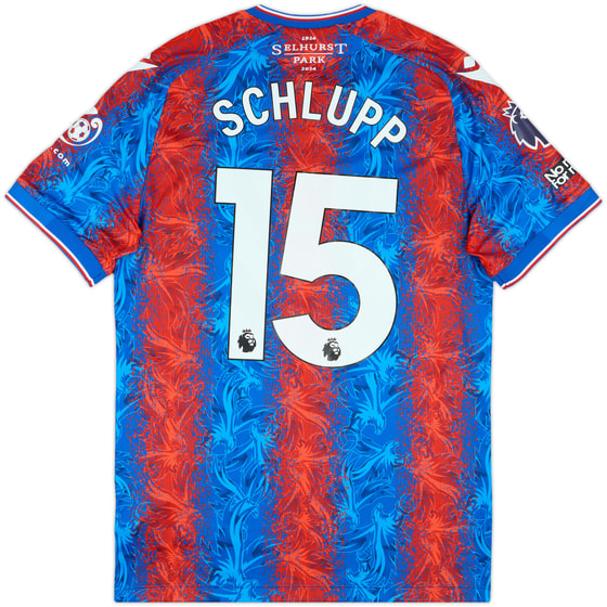 2024-25 Crystal Palace Match Issue Home Shirt Schlupp #15