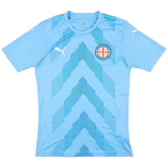2022-23 Melbourne City Puma Training Shirt - 9/10 - (M)