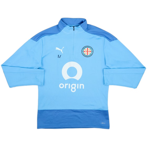 2022-23 Melbourne City Nike Player Issue 1/4 Zip Drill Top #17 - 6/10 - (M)