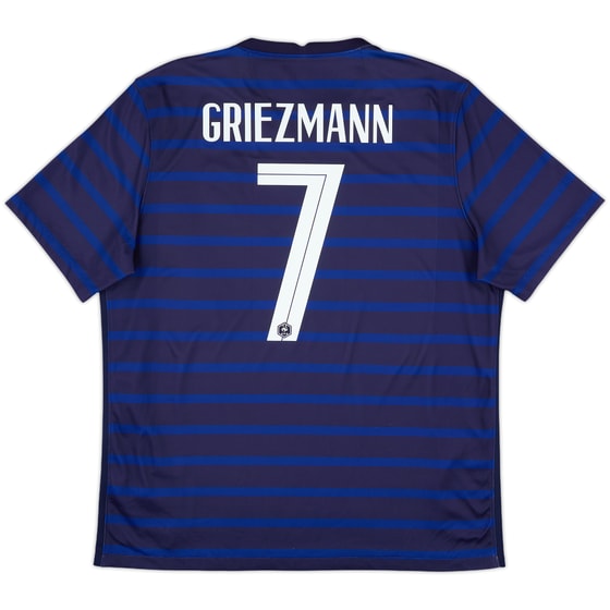 2020-21 France Home Shirt Griezmann #7 - 9/10 - (XL)